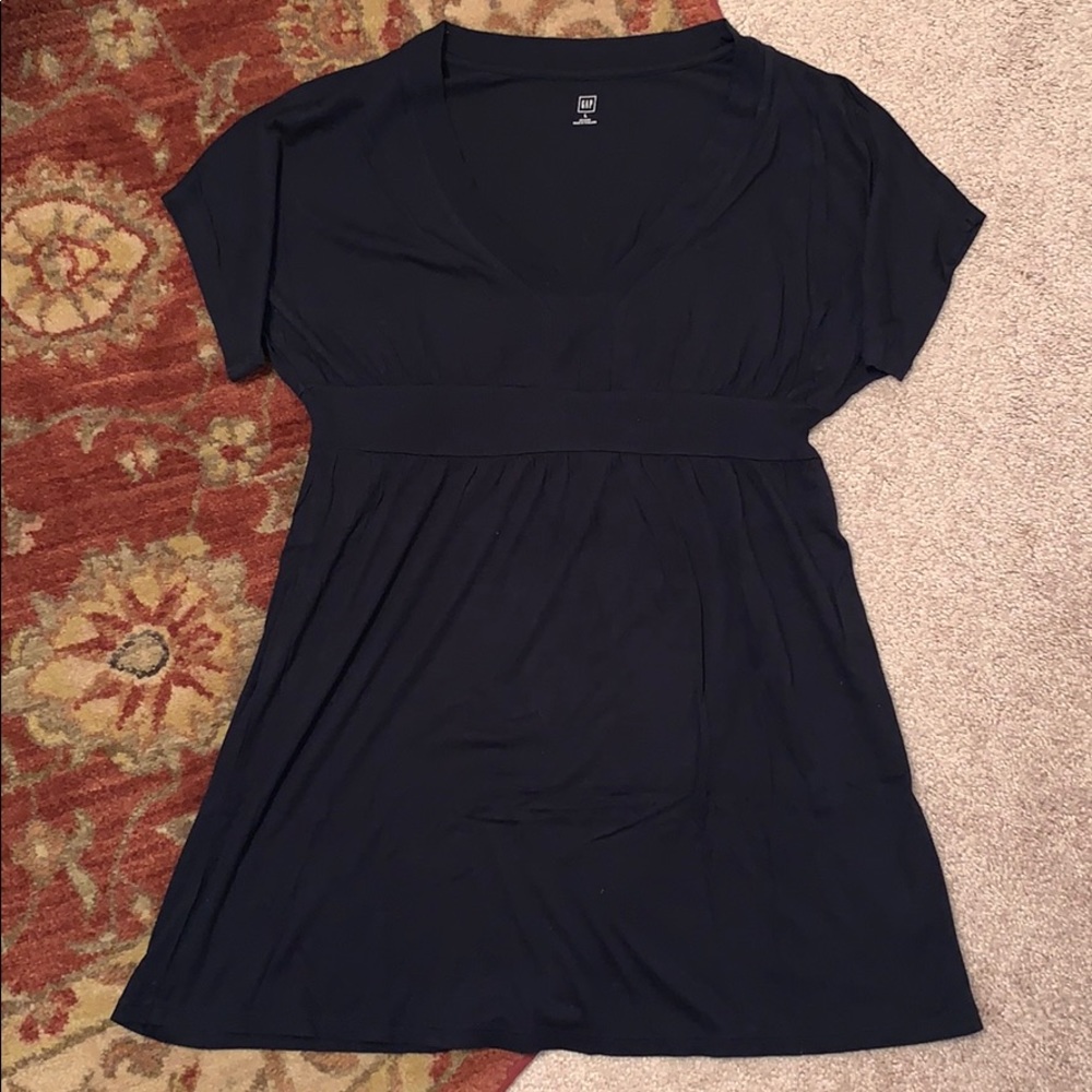Gap Navy Blue Short Sleeve Tunic